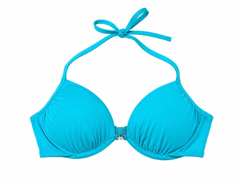 NWOT Venus Turquoise Halter Push Up Bikini Top 32C/34B/36A